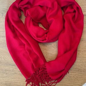 Pashmina Vibrant Red Scarf